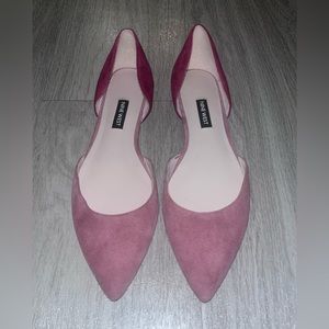 Nine West Pink Suede Women's Flats
